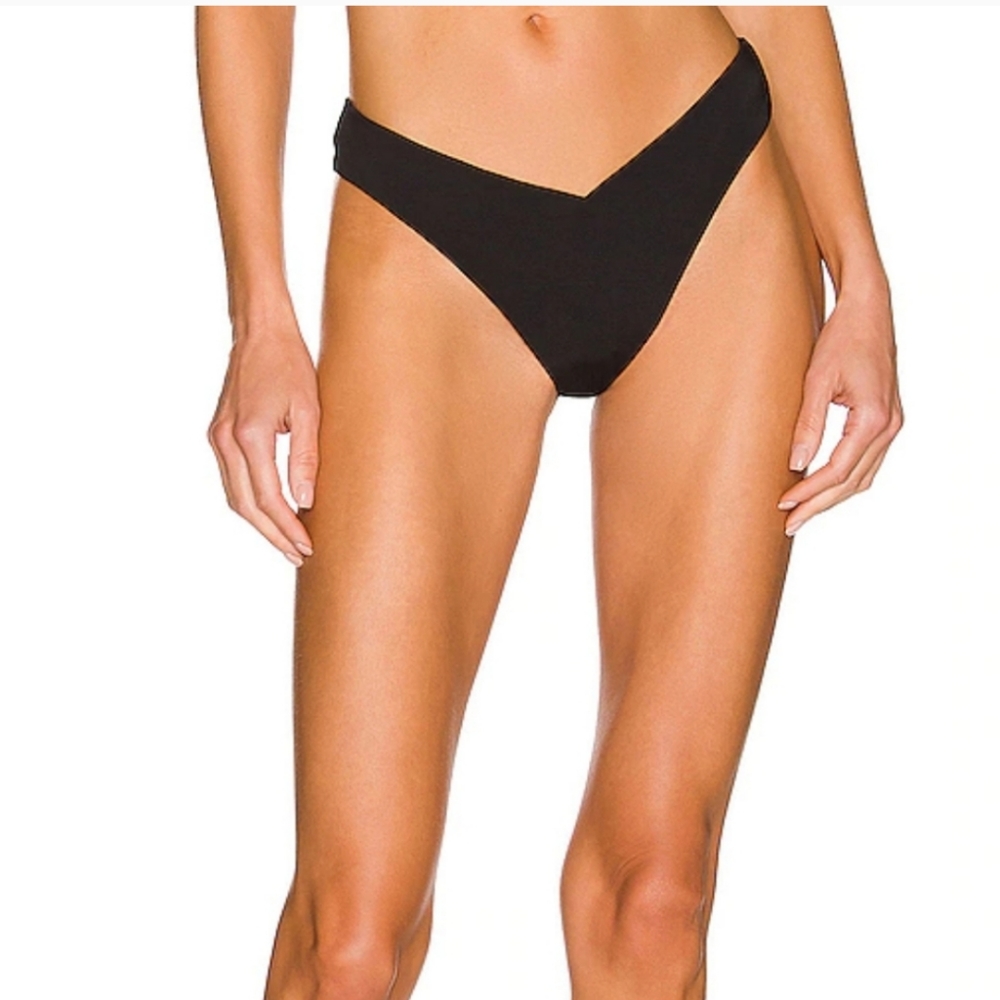 WeWoreWhat Delilah Bikini Bottoms Black